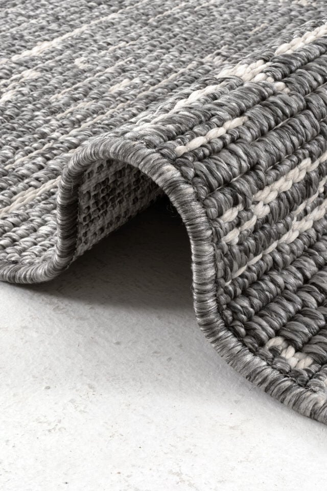 Dekorenti Sahra 9905 Gri Halı Modern Desenli Sisal Halı