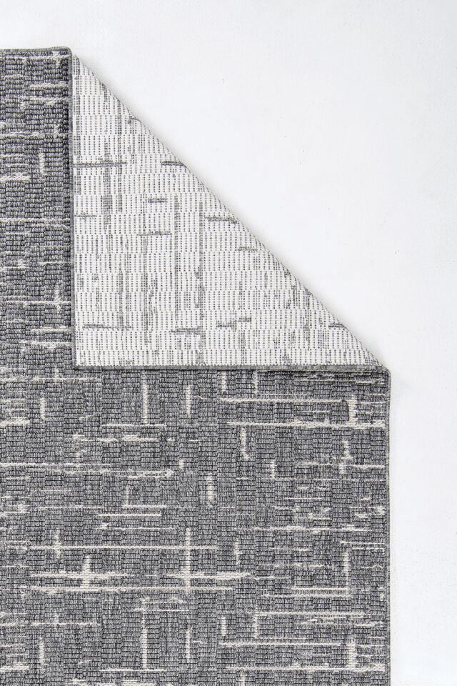 Dekorenti Sahra 9905 Gri Halı Modern Desenli Sisal Halı