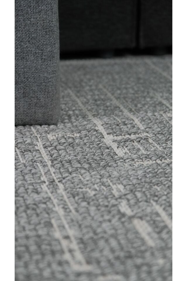 Dekorenti Sahra 9905 Gri Halı Modern Desenli Sisal Halı