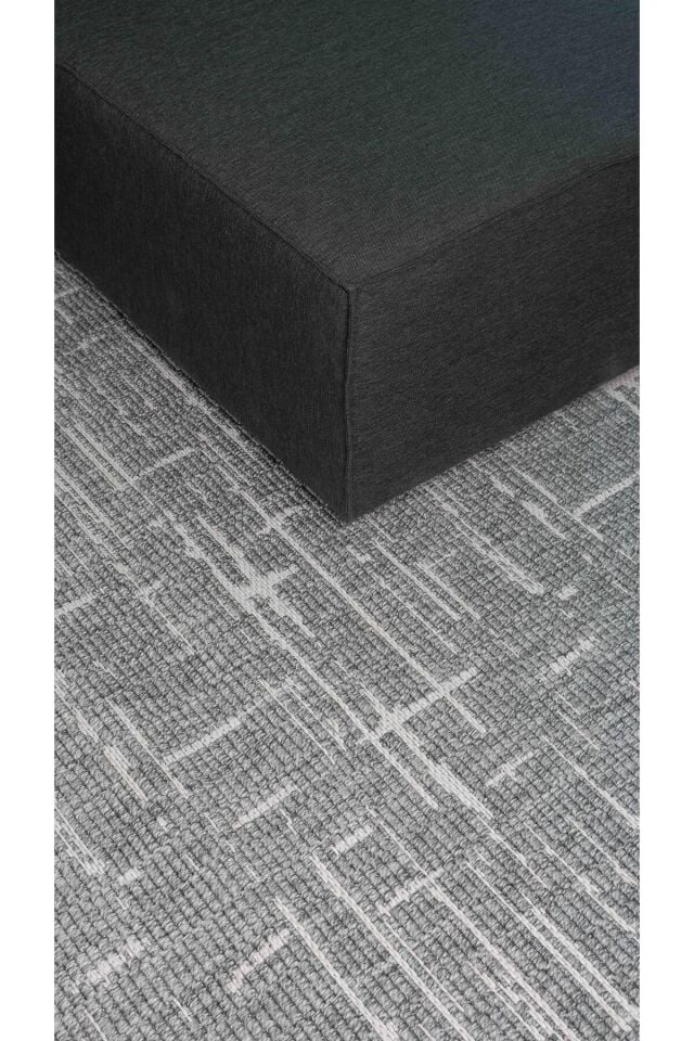 Dekorenti Sahra 9905 Gri Halı Modern Desenli Sisal Halı