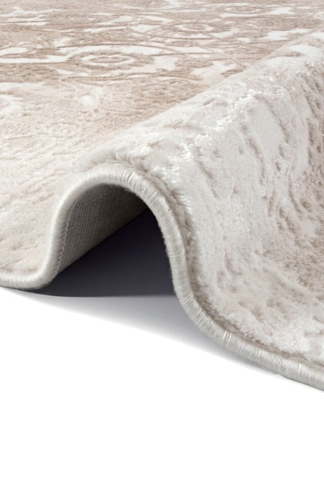 Romans Vizyon 3504 Kahverengi Eskitme Desenli  Salon Halısı