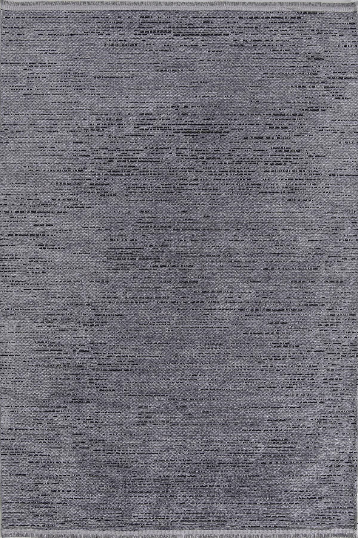 Dekorenti Terrace 8202 Gri Kaymaz Taban Modern Çizgili Halı