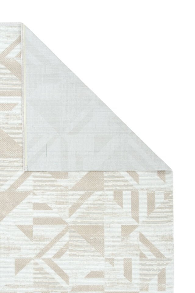 Enti İmge 2506 Bej Halı - Geometrik Desenli Halı