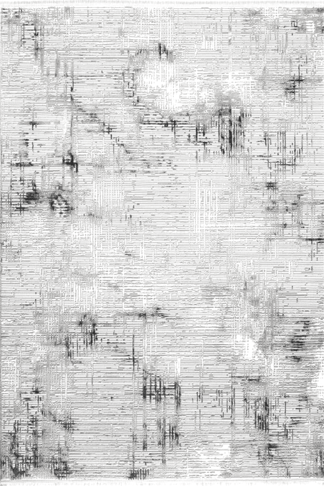 Norm 6213 Gri - Pamuk Tabanlı Akrilik Makine Halısı 200x250