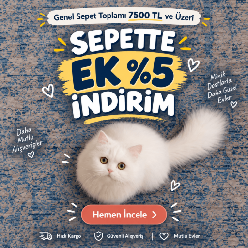 7500 TL ve üzeri Ek %5 İndirim