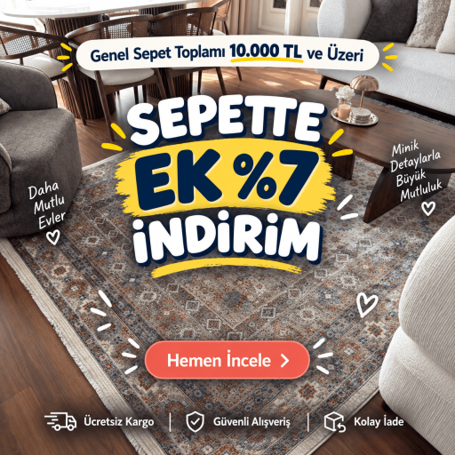 10.000 TL ve üzeri %7 İndirim